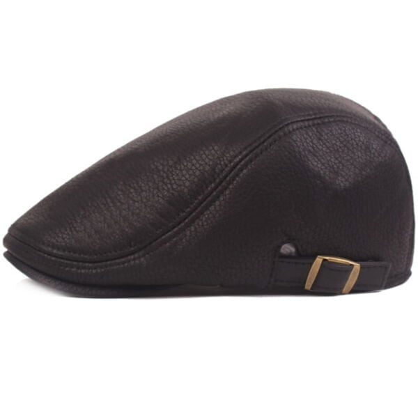 Leather Berets Winter Cap - Leather-Hats.com