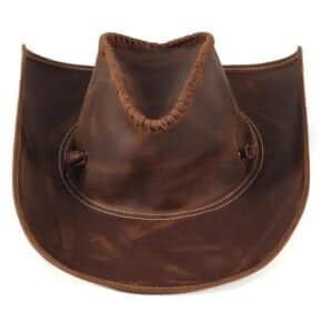 Brow Leather Cowboy Hat
