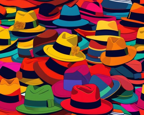 colorful Fedora Hat