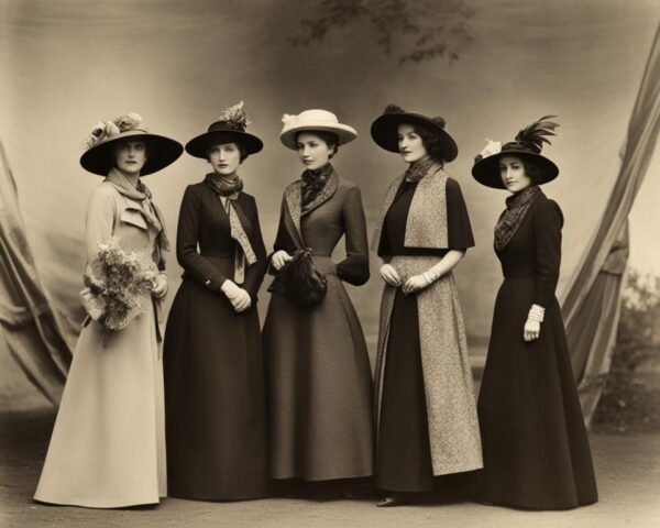 Women wearing stylish hats